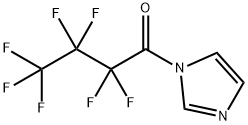 N-Heptafluorobutyrylimidazole Struktur