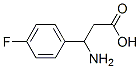 3-氨基-3-(4-氟苯基)丙酸 结构式