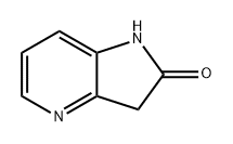 1,3-二氢-2H-吡咯并[3,2-b]吡啶-2-酮 结构式