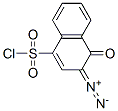 3-Diazo-3,4-dihydro-4-oxo-1-naphthalenesulfonyl chloride 结构式
