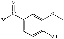 4-硝基愈创木酚 结构式