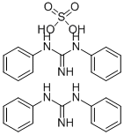 1,3-二苯基胍硫酸盐, 32514-47-9, 结构式