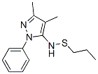 1-Phenyl-3-methyl-4-(1'-methyl)propylthio-5-aminopyrazole Struktur