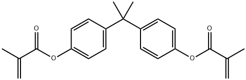 双酚A二甲基丙烯酸酯 结构式
