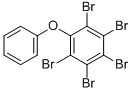ペンタブロモジフェニルエーテル 化学構造式