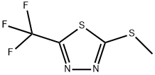 2-(trifluoroMethyl)-5-(Methylthio)-1,3,4-thiadiazole Struktur
