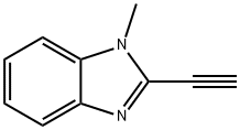 2-乙炔基-1-甲基苯并咪唑, 32545-01-0, 结构式