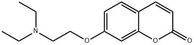 7-(2-diethylaminoethoxy)chromen-2-one Struktur