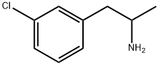 1-(3-chlorophenyl)propan-2-amine Struktur