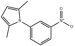 1-(3-硝基苯基)-2,5-二甲基吡咯, 32570-23-3, 结构式