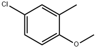 4-氯-2-甲基苯甲醚, 3260-85-3, 结构式