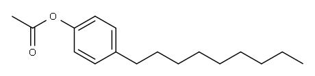 4-壬基酚乙酸酯, 32604-44-7, 结构式