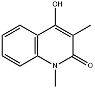 4-羟基-1,3-二甲基喹啉-2(1H)-酮 结构式