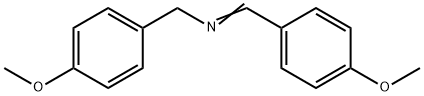 N-(4-メトキシベンジル)(4-メトキシフェニル)メタンイミン 化学構造式
