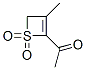 Ketone, methyl 3-methyl-2H-thiet-4-yl, S,S-dioxide (8CI) Structure