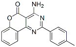 4-Amino-2-(p-tolyl)-5H-[1]benzopyrano[4,3-d]pyrimidin-5-one Struktur