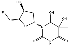 thymidine glycol Structure