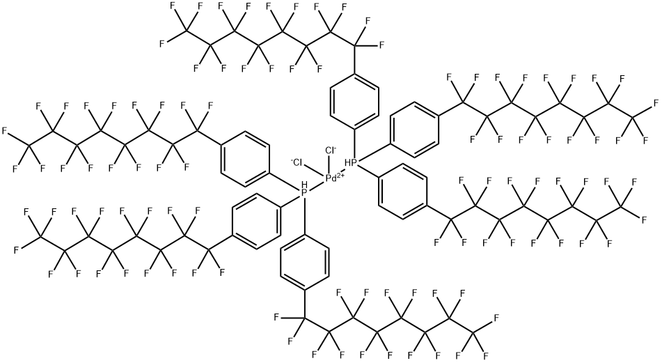 BIS(TRIS(4-(HEPTADECAFLUOROOCTYL)PHE)PHO Struktur