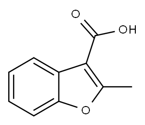 3-BENZOFURANCARBOXYLIC ACID, 2-METHYL- Struktur