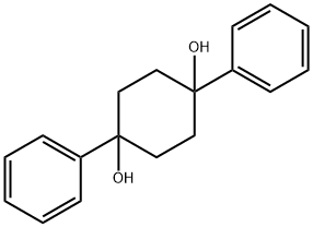 1,4-diphenylcyclohexane-1,4-diol Struktur