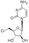 5'-chloro-5'-deoxyarabinosylcytosine Struktur