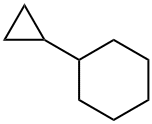 Cyclopropylcyclohexane Struktur