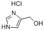 4(5)-ヒドロキシメチルイミダゾール 塩酸塩 化学構造式