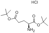 L-谷氨酸二叔丁酯盐酸盐 结构式
