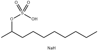 sodium 1-methylnonyl sulphate 结构式