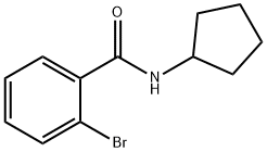 N-环戊基-2-溴苯甲酰胺 结构式
