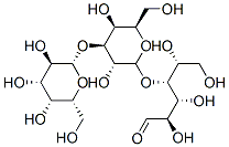 (2R,3R,4R,5R)-4-[(2S,3R,4S,5S,6R)-3,5-dihydroxy-6-(hydroxymethyl)-4-[(2S,3R,4S,5R,6R)-3,4,5-trihydroxy-6-(hydroxymethyl)oxan-2-yl]oxyoxan-2-yl]oxy-2,3,5,6-tetrahydroxyhexanal Structure