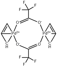 烯丙基三氟乙酸鈀 结构式