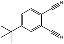 4-叔丁基邻苯二甲腈 结构式