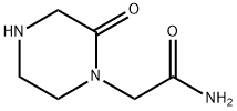 2-(2-氧代哌嗪-1-基)乙酰胺 结构式