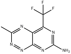 3-Methyl-5-(trifluoromethyl)pyrimido[5,4-e]-1,2,4-triazin-7-amine Structure