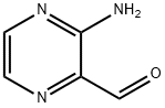 3-氨基吡嗪-2-甲醛, 32710-14-8, 结构式