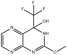 4-(Trifluoromethyl)-3,4-dihydro-2-methoxypteridin-4-ol Structure