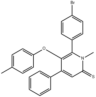 2-(4-BROMOPHENYL)-4-PHENYL-6-(4-TOLYL)PYRIDINE 结构式