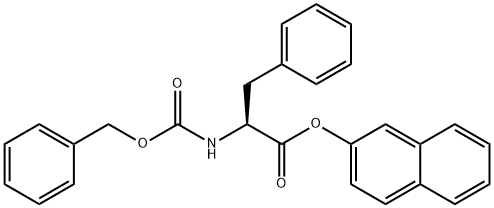 Z-L-PHENYLALANINE 2-NAPHTHYL ESTER 结构式