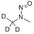 N-亚硝基二甲胺-D3, 32745-07-6, 结构式