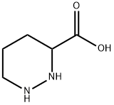 六氢哒嗪-3-羧酸, 32750-52-0, 结构式