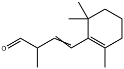2-methyl-4-(2,6,6-trimethyl-1-cyclohexen-1-yl)-3-butenal 结构式