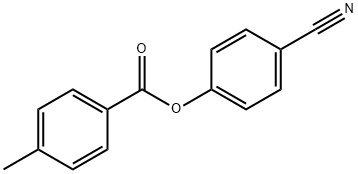 甲基苯甲酸对氰基苯酚酯, 32792-42-0, 结构式