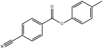 4-Cyanobenzoic acid 4-methylphenyl ester Struktur