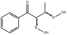 1-Phenyl-2,3-bis(hydroxyimino)-1-butanone Struktur