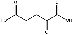 2-オキソグルタル酸 化学構造式