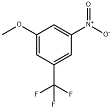 3-甲氧基-5-硝基三氟甲苯 结构式