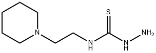4-(2-PIPERIDINOETHYL)-3-THIOSEMICARBAZIDE 结构式