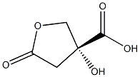 3-Furoicacid,tetrahydro-3-hydroxy-5-oxo-,(R)-(+)-(8CI) Structure