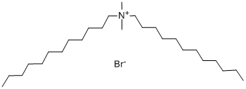 ジラウリルジメチルアンモニウム ブロミド 化学構造式